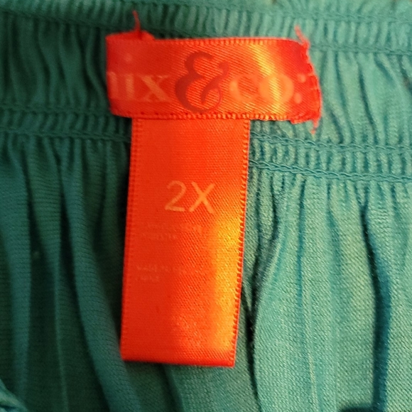 EUC BLUE PEASANT  TOP 2XL - Picture 7 of 9